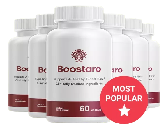 Boostaro 6 bottle package, most popular